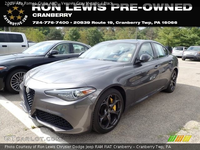 2019 Alfa Romeo Giulia AWD in Vesuvio Gray Metallic