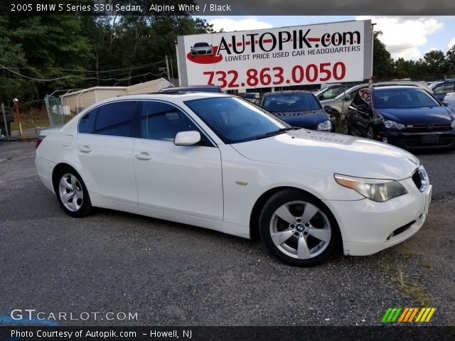 2005 BMW 5 Series 530i Sedan in Alpine White