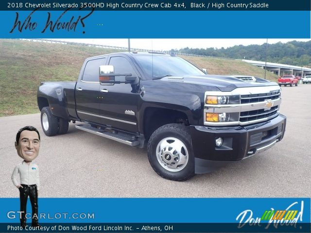 2018 Chevrolet Silverado 3500HD High Country Crew Cab 4x4 in Black