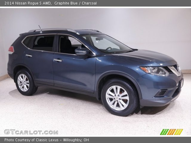 2014 Nissan Rogue S AWD in Graphite Blue
