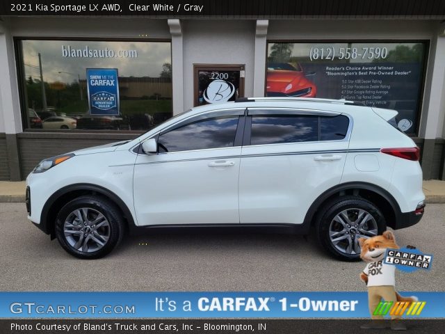 2021 Kia Sportage LX AWD in Clear White