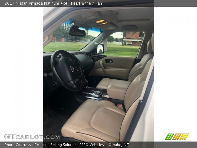 2017 Nissan Armada Platinum 4x4 in Pearl White