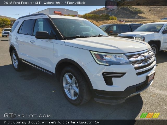 2018 Ford Explorer XLT in Oxford White