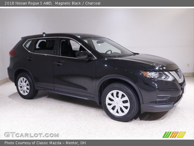 2018 Nissan Rogue S AWD in Magnetic Black