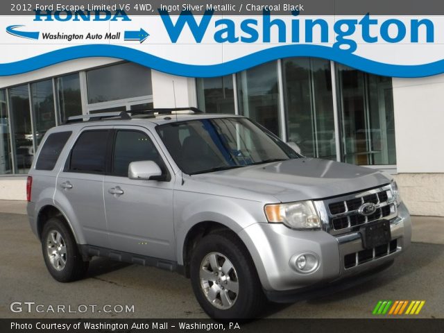 2012 Ford Escape Limited V6 4WD in Ingot Silver Metallic
