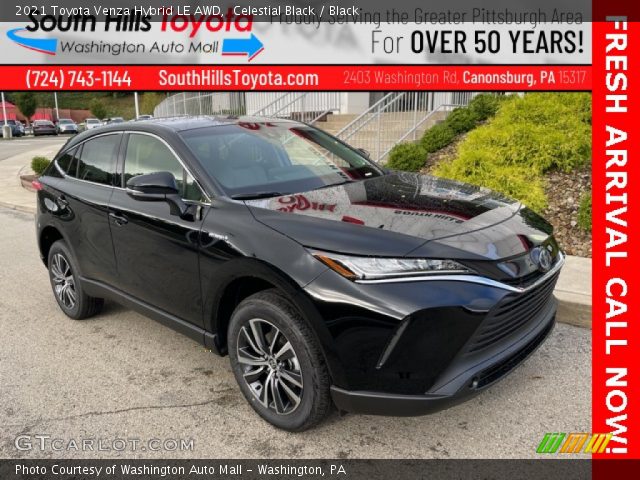 2021 Toyota Venza Hybrid LE AWD in Celestial Black