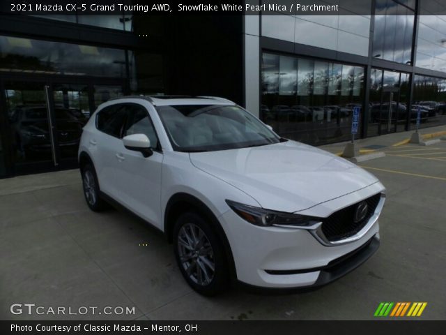 2021 Mazda CX-5 Grand Touring AWD in Snowflake White Pearl Mica