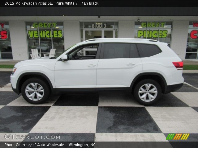 2019 Volkswagen Atlas SE in Pure White