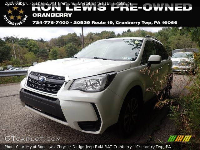 2018 Subaru Forester 2.0XT Premium in Crystal White Pearl