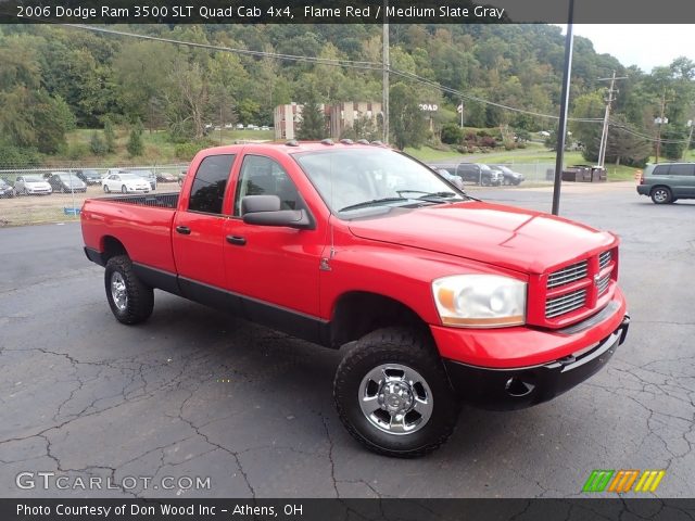 2006 Dodge Ram 3500 SLT Quad Cab 4x4 in Flame Red