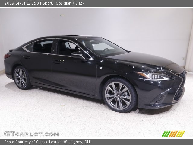 2019 Lexus ES 350 F Sport in Obsidian