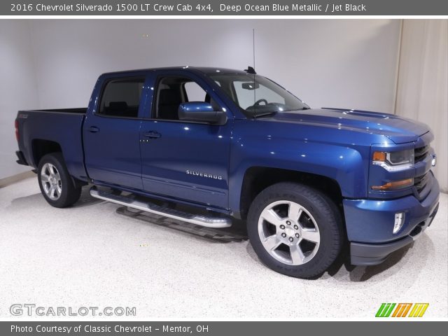 2016 Chevrolet Silverado 1500 LT Crew Cab 4x4 in Deep Ocean Blue Metallic