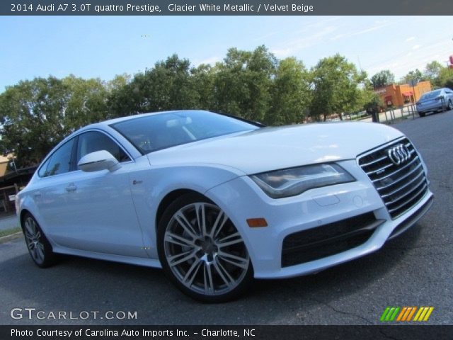 2014 Audi A7 3.0T quattro Prestige in Glacier White Metallic