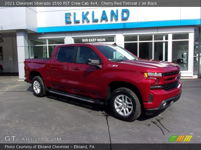 2021 Chevrolet Silverado 1500 RST Crew Cab 4x4 in Cherry Red Tintcoat