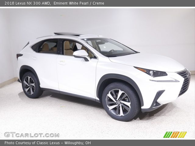 2018 Lexus NX 300 AWD in Eminent White Pearl