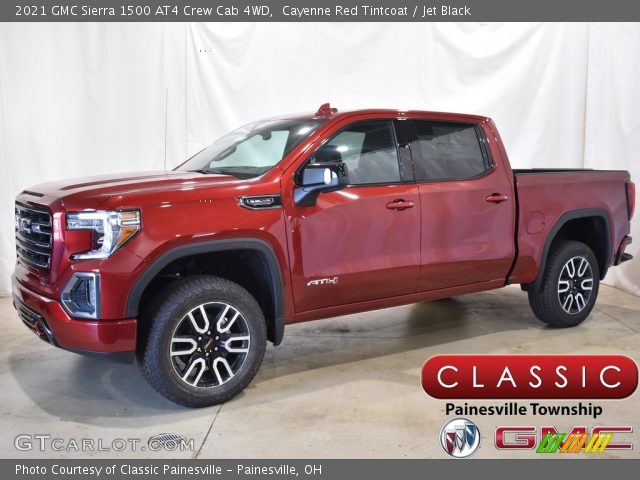 2021 GMC Sierra 1500 AT4 Crew Cab 4WD in Cayenne Red Tintcoat