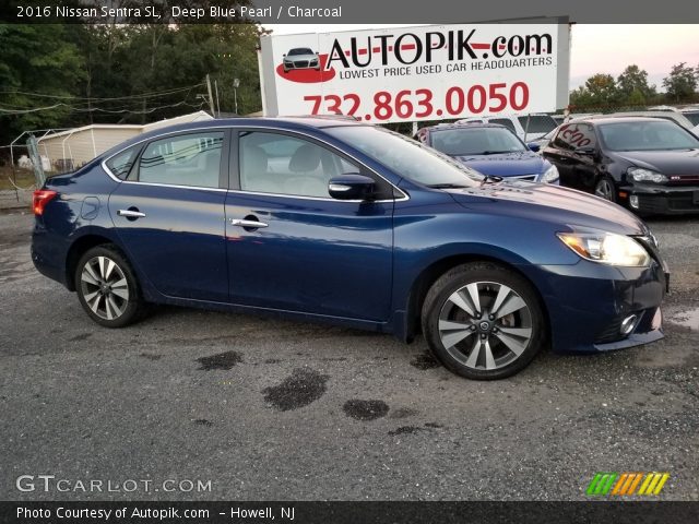 2016 Nissan Sentra SL in Deep Blue Pearl