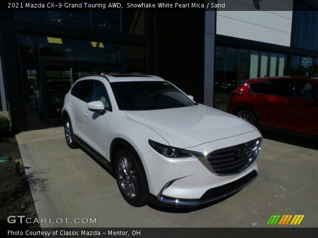2021 Mazda CX-9 Grand Touring AWD in Snowflake White Pearl Mica