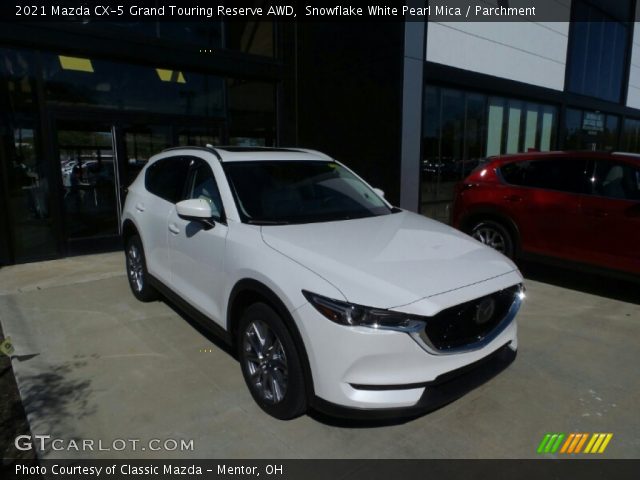 2021 Mazda CX-5 Grand Touring Reserve AWD in Snowflake White Pearl Mica