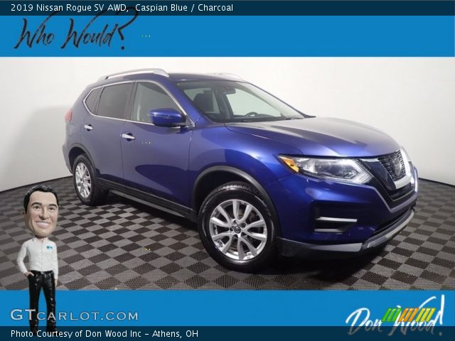 2019 Nissan Rogue SV AWD in Caspian Blue