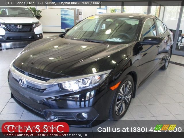 2018 Honda Civic EX-T Sedan in Crystal Black Pearl