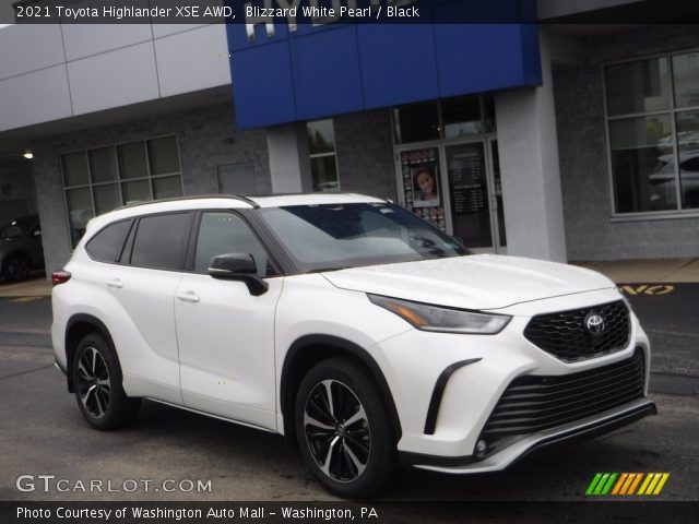 2021 Toyota Highlander XSE AWD in Blizzard White Pearl