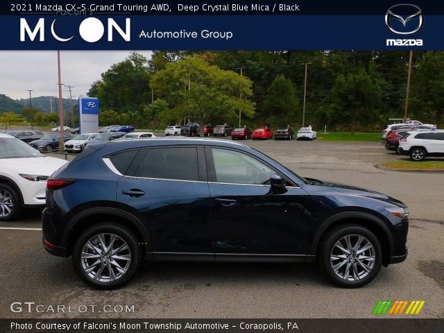 2021 Mazda CX-5 Grand Touring AWD in Deep Crystal Blue Mica