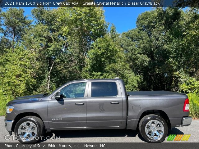 2021 Ram 1500 Big Horn Crew Cab 4x4 in Granite Crystal Metallic