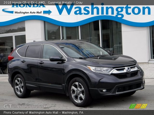 2018 Honda CR-V EX-L AWD in Gunmetal Metallic
