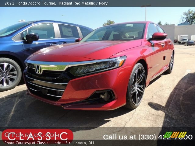 2021 Honda Accord Touring in Radiant Red Metallic