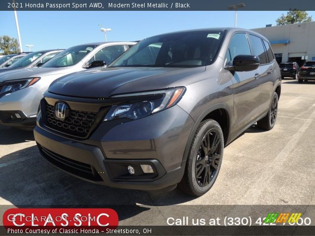 2021 Honda Passport Sport AWD in Modern Steel Metallic