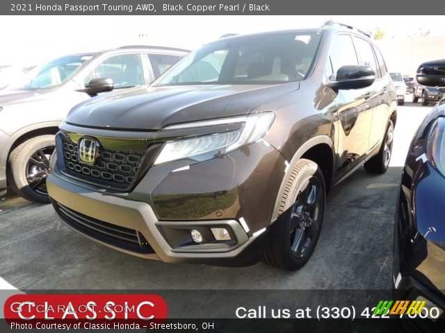 2021 Honda Passport Touring AWD in Black Copper Pearl