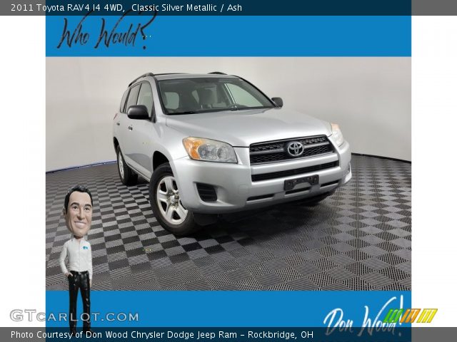 2011 Toyota RAV4 I4 4WD in Classic Silver Metallic