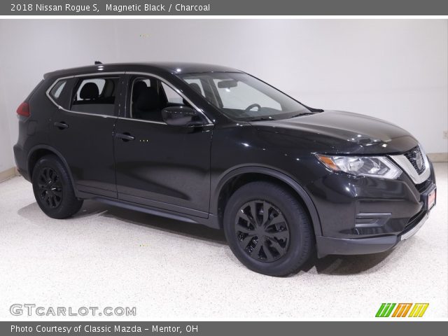 2018 Nissan Rogue S in Magnetic Black