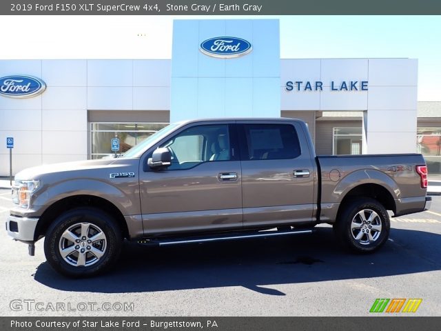 2019 Ford F150 XLT SuperCrew 4x4 in Stone Gray