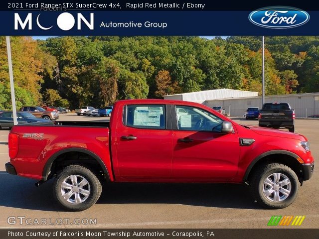 2021 Ford Ranger STX SuperCrew 4x4 in Rapid Red Metallic