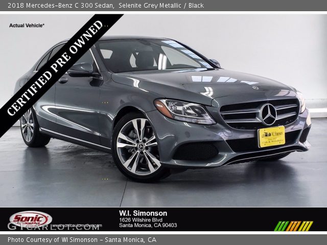 2018 Mercedes-Benz C 300 Sedan in Selenite Grey Metallic