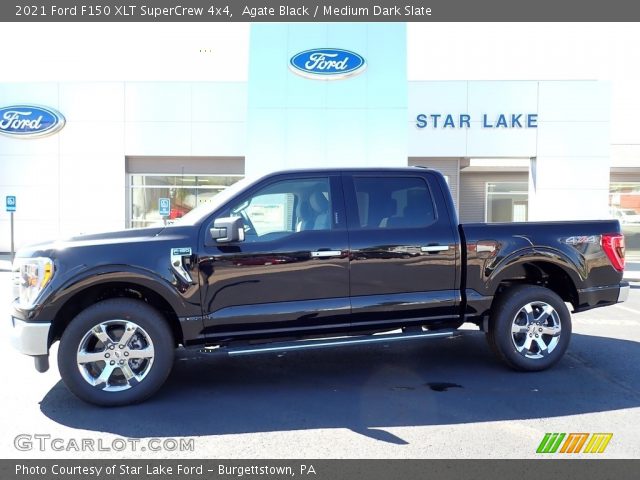 2021 Ford F150 XLT SuperCrew 4x4 in Agate Black