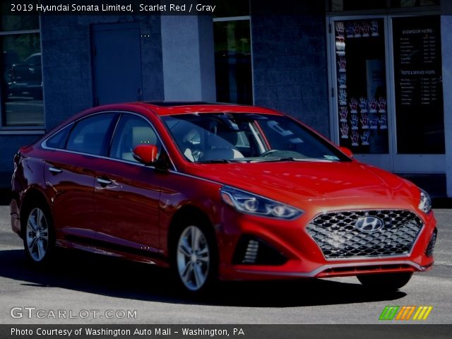 2019 Hyundai Sonata Limited in Scarlet Red
