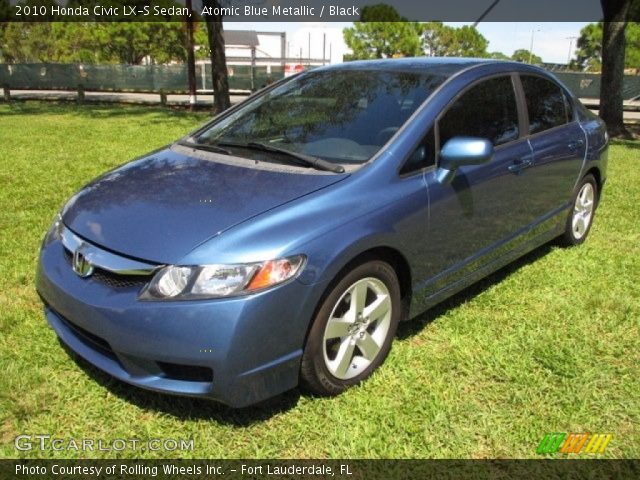 2010 Honda Civic LX-S Sedan in Atomic Blue Metallic