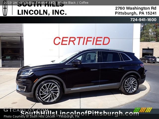 2019 Lincoln Nautilus Reserve AWD in Infinite Black