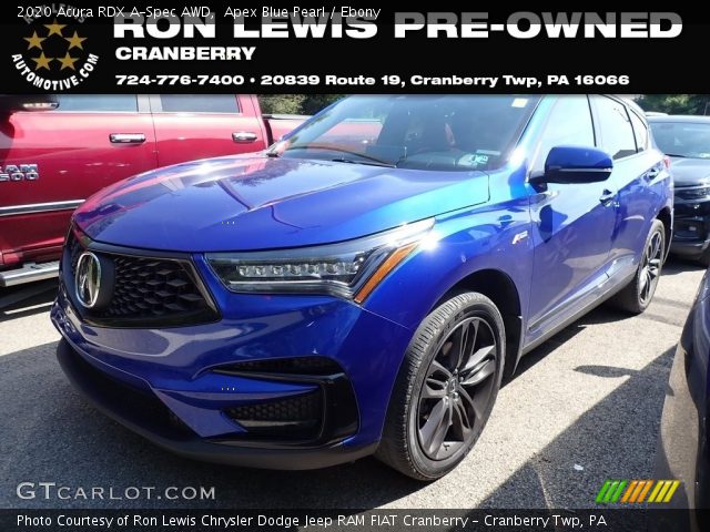 2020 Acura RDX A-Spec AWD in Apex Blue Pearl