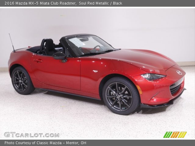 2016 Mazda MX-5 Miata Club Roadster in Soul Red Metallic