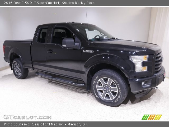 2016 Ford F150 XLT SuperCab 4x4 in Shadow Black