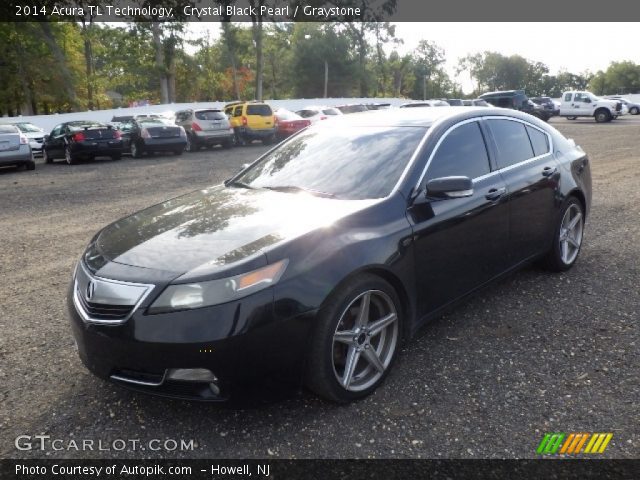 2014 Acura TL Technology in Crystal Black Pearl