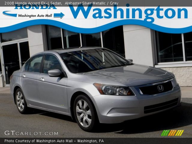2008 Honda Accord EX-L Sedan in Alabaster Silver Metallic