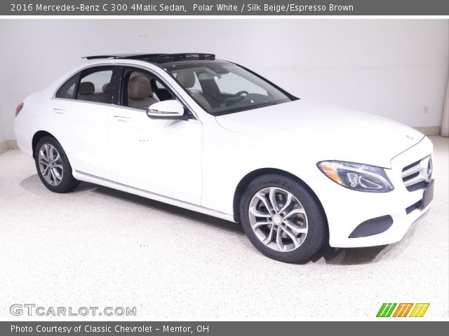 2016 Mercedes-Benz C 300 4Matic Sedan in Polar White