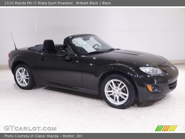 2010 Mazda MX-5 Miata Sport Roadster in Brilliant Black