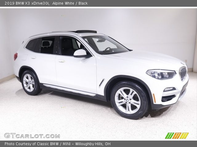 2019 BMW X3 xDrive30i in Alpine White