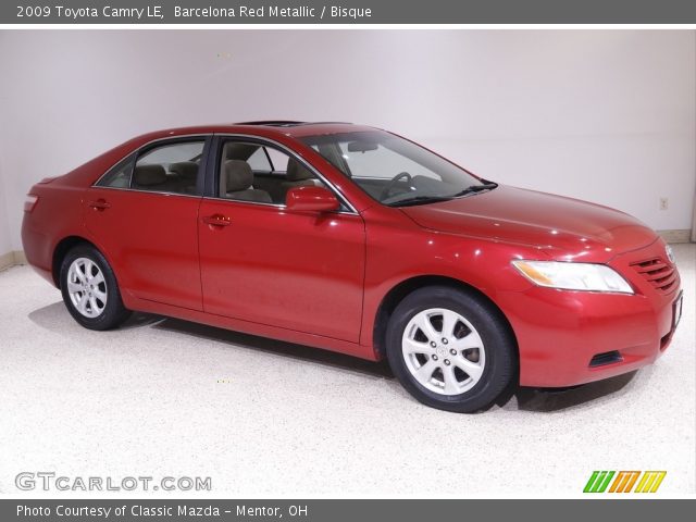 2009 Toyota Camry LE in Barcelona Red Metallic